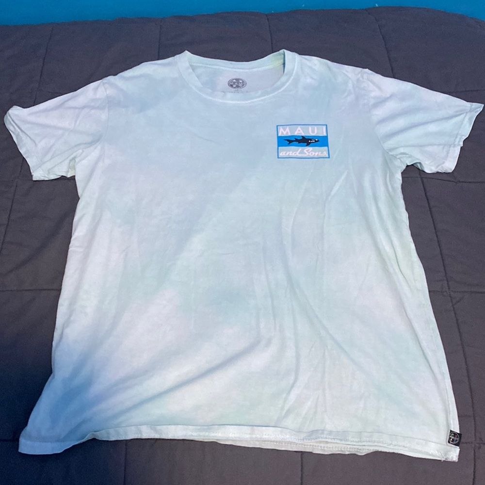 Light Blue Maui and Sons Surf Tee